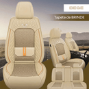 Kit Capa Banco de Carro Completo em Couro Legítimo Italian + BRINDE: Kit Tapete Completo!