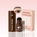 Femme Stamp: Kit Para Sobrancelhas Perfeitas - BRINDE 10 Moldes